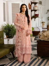 Q-101 | 3Pc Unstitched Suit Winter Luxury Chiffon Dastak By Ramsha